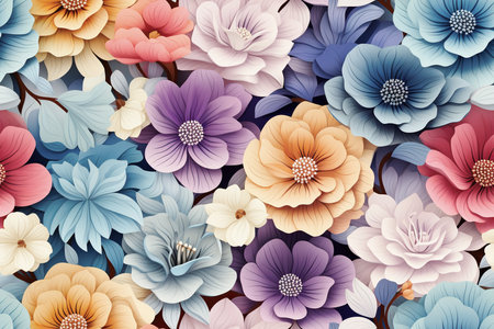 Floral Background Floral Wallpaper Floral Image Flower Background Flower Image Flower Wallpaper Illustrationの素材