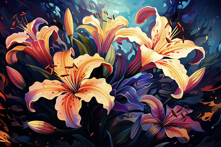 Floral Background Floral Wallpaper Floral Image Flower Background Flower Image Flower Wallpaper Floral Illustrationの素材