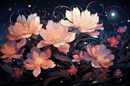 Floral Background Floral Wallpaper Floral Image Flower Background Flower Image Flower Wallpaper Floral Illustrationの素材