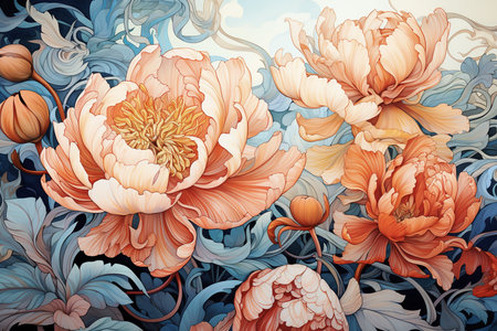 Floral Background Floral Wallpaper Floral Image Flower Background Flower Image Flower Wallpaper Floral Illustrationの素材