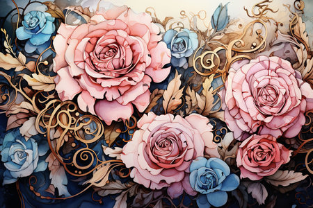 Floral Background Floral Wallpaper Floral Image Flower Background Flower Image Flower Wallpaper Floral Illustrationの素材