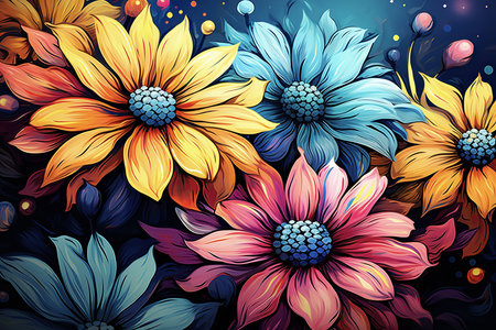 Floral Background Floral Wallpaper Floral Image Flower Background Flower Image Flower Wallpaper Floral Illustrationの素材