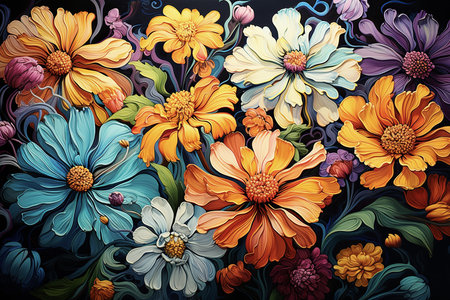 Floral Background Floral Wallpaper Floral Image Flower Background Flower Image Flower Wallpaper Floral Illustrationの素材