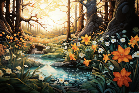 Floral Background Floral Wallpaper Floral Image Flower Background Flower Image Flower Wallpaper Floral Illustrationの素材
