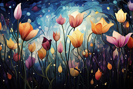 Floral Background Floral Wallpaper Floral Image Flower Background Flower Image Flower Wallpaper Floral Illustrationの素材