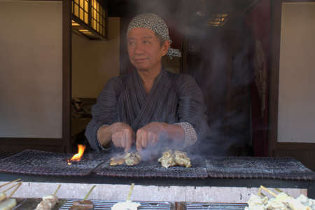 NIKKO, JAPAN - NOVEMBER 8 2019: Nikko Edomura (Edo Wonderland) is a large theme park from the Edo period.binary commentのeditorial素材