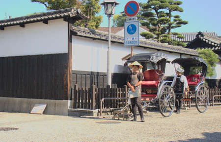 KURASHIKI, JAPAN - OCTOBER 31 2019: Kurashiki is known as the cowboy capital of Japan.binary commentのeditorial素材