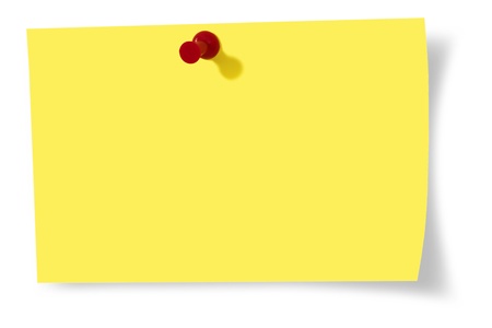 yellow note paper の写真素材