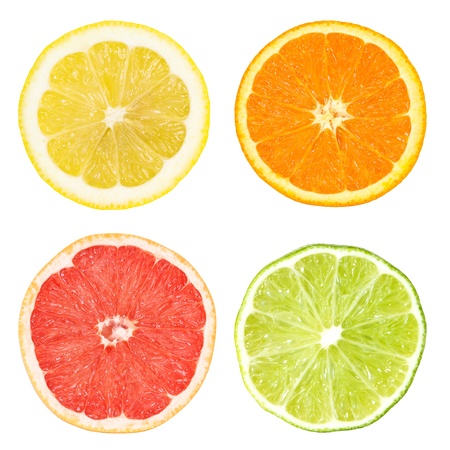 citrus slicesの写真素材