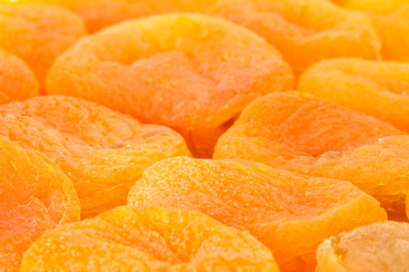 background of dried apricotsの写真素材