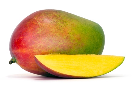 mango over white background の写真素材