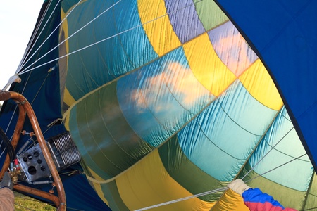hot air balloonの写真素材