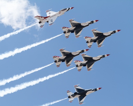 Air Force Demonstration Team Thunderbirdsのeditorial素材