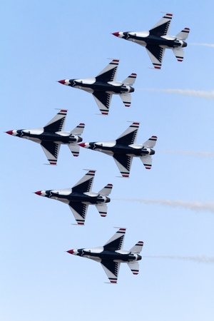 Air Force Demonstration Team Thunderbirdsのeditorial素材