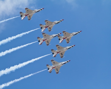 Air Force Demonstration Team Thunderbirdsのeditorial素材