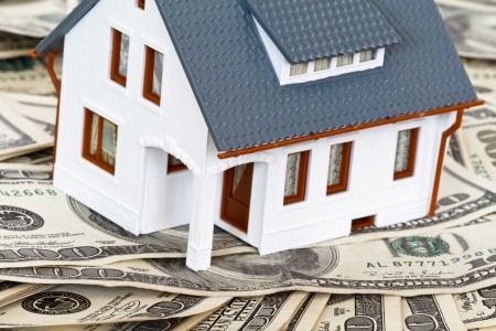 house and moneyの写真素材