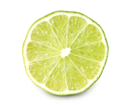slice of limeの写真素材