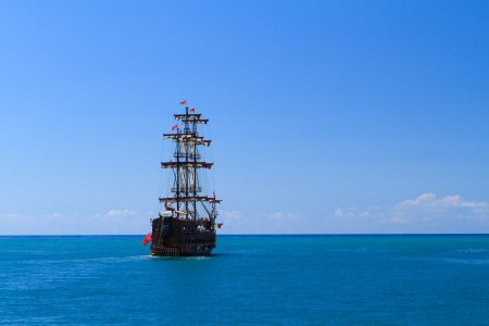 ship at seaの写真素材