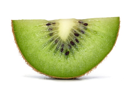 kiwi over white background の写真素材