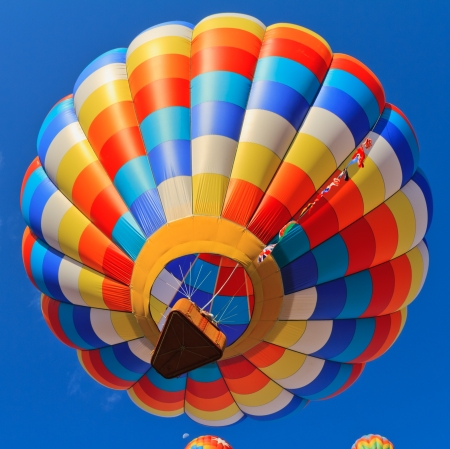 hot air balloonの写真素材