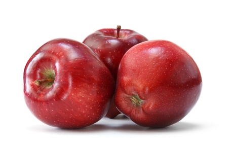 red delicious applesの写真素材