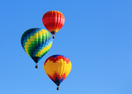 hot air balloonsの写真素材