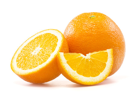orange with clipping pathの写真素材