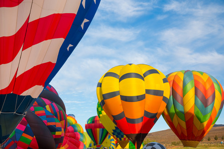 Hot air balloons.の写真素材