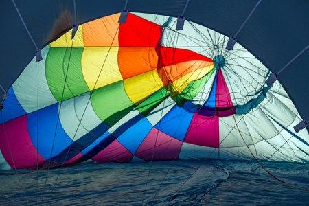 Hot air balloon backgroundの写真素材