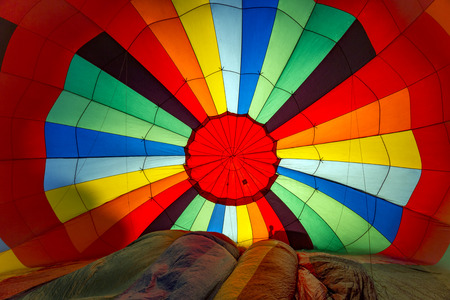 Hot air balloon backgroundの写真素材