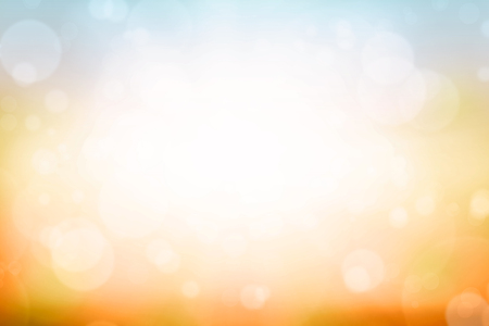 Bright colorful autumn bokeh backgroundの写真素材