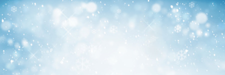 Snowy winter skyの写真素材
