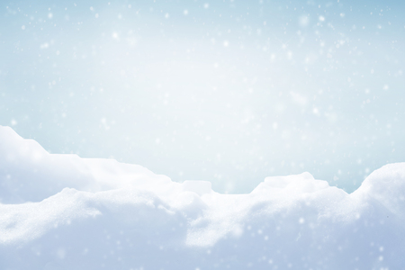 Winter snowy skyの写真素材