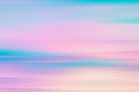 Abstract pastel gradient background with bokeh. Colorful sky.の写真素材