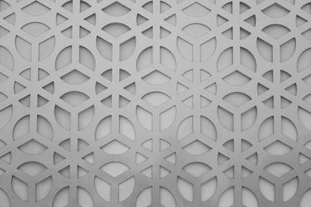 Abstract white gray metal mirrored wall, 3D metal futuristic surface, modern industrial design