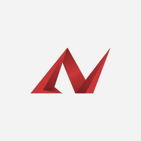N Monogram icon design Conceptのイラスト素材