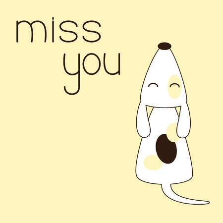 Cute jack russel terrier sits with his head up and howls. のイラスト素材