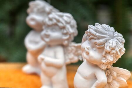 Macro shot of beautiful christmas figures decoration, xmasの写真素材