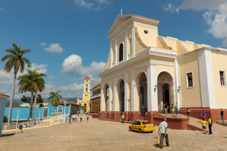 Church of the Holy Trinity, Trinidad, Cubaのeditorial素材