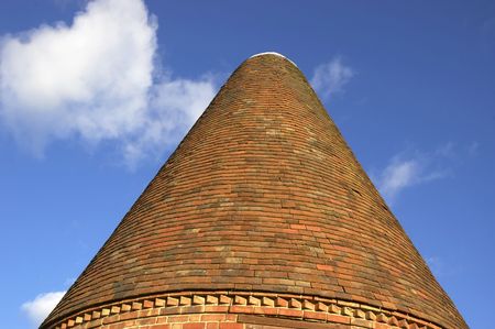 the detail of a round barn roofの写真素材