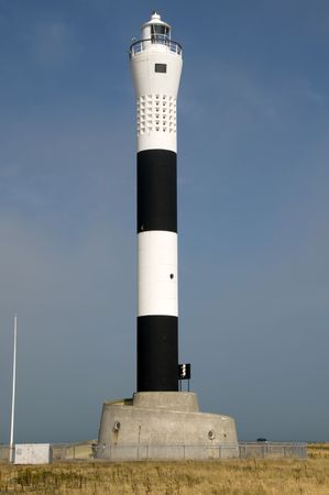 The new lighthouse at Dungeness in Kentの写真素材