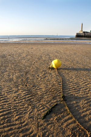 A view from Margate  beach in the late afternoonの写真素材