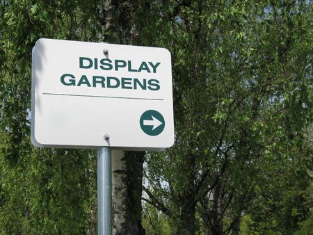 display gardens signの写真素材