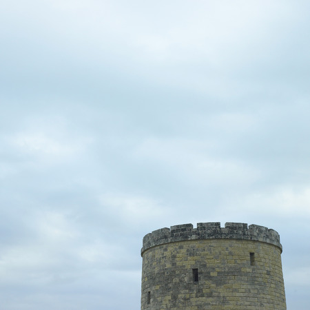Tower of an old castleの写真素材
