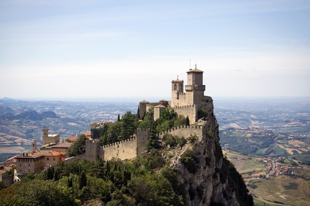 San Marino castleの写真素材