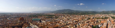 panoramic view of Florence, Italyの写真素材