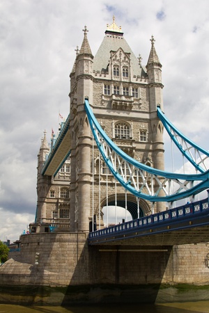Tower Bridge in London, UKの写真素材