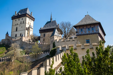 The famous castle - Karlstein, Czech Republik