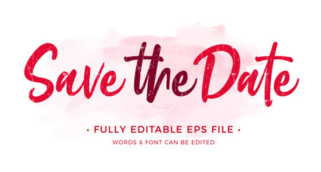Save the date calligraphy lettering. Vector illustration EPS10のイラスト素材