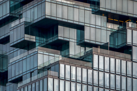 detail glass building background